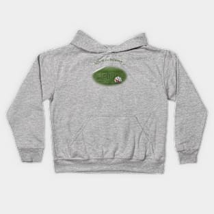 Soccer field Kids Hoodie